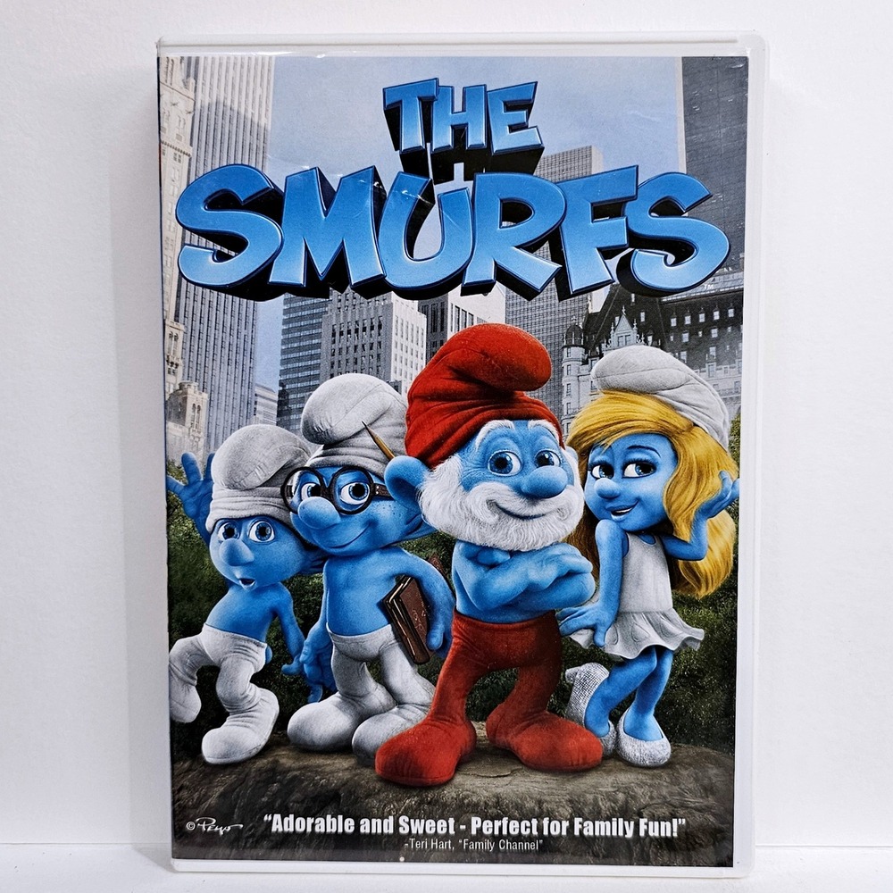 The Smurfs DVD 2011 Movie Neil Patrick Harris Family‎ Comedy Kids Animated PG